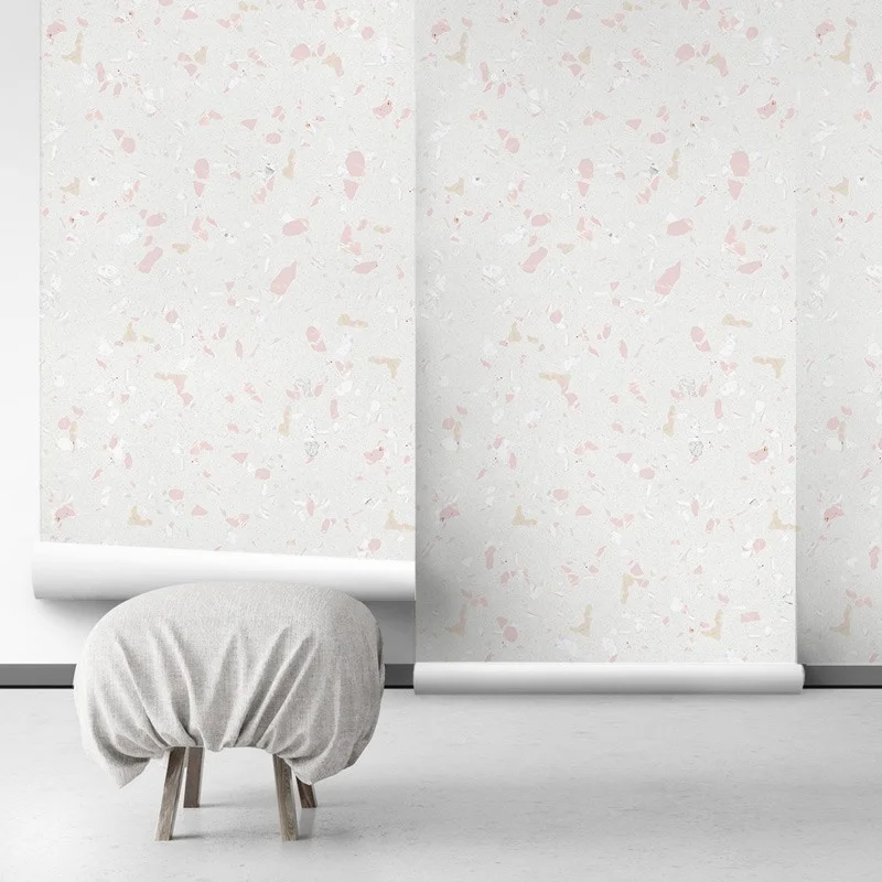 Light pink terrazzo