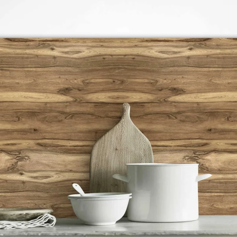 Walnut wood - sturdy washable opaque vinyl for kitchen fronts, furniture, doors, tops loko loko