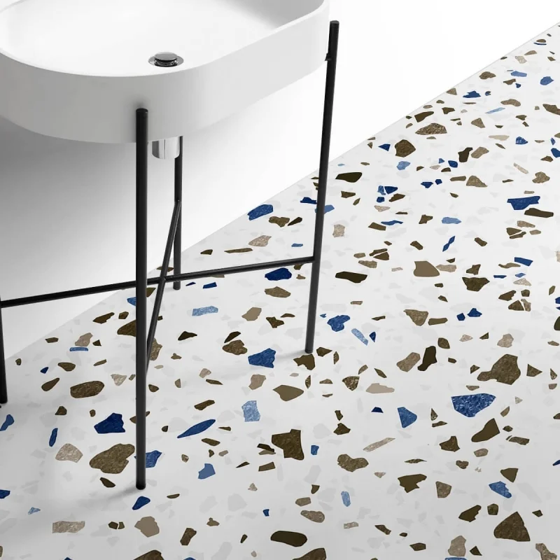 Neutral terrazzo - Self adhesive vinyl for floor decor