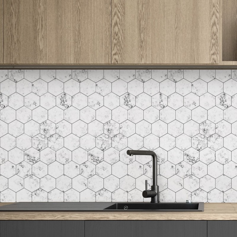 Las mejores ofertas en Utilidad/lavadero Piso Hexagonal blanca y azulejos  de la pared
