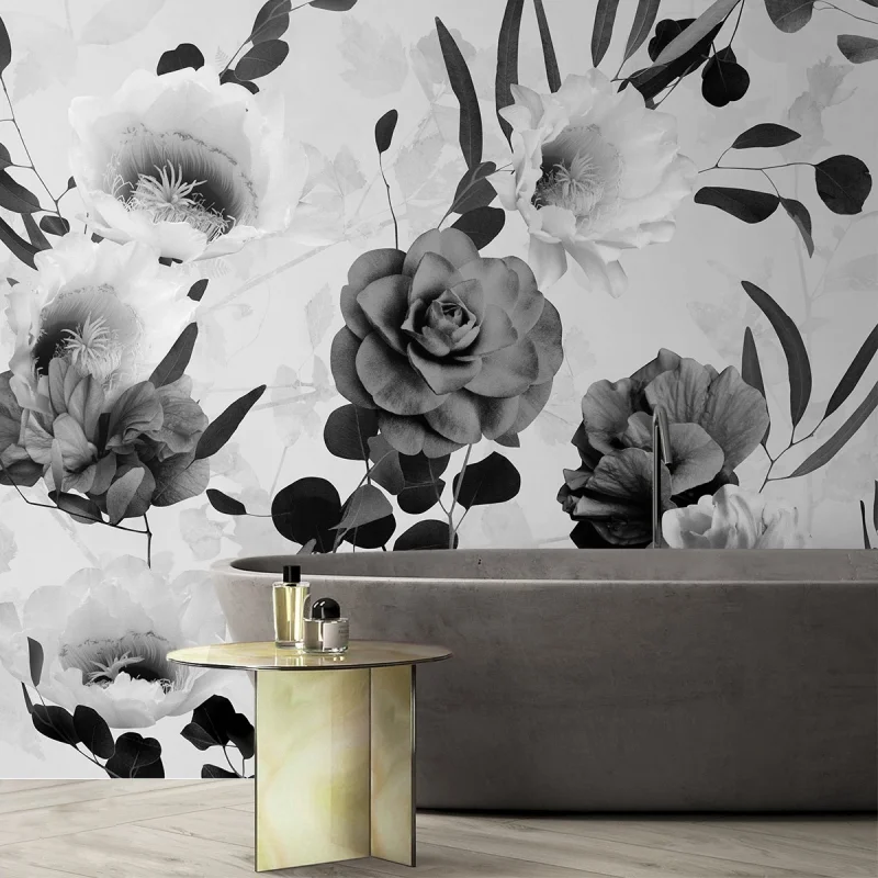 Daila black & white - Vinyl Wall Mural