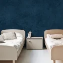 Hormigón Azul Acero - Papel pintado de pared ecológico autoadhesivo sin pvc para paredes lisas de dormitorio. Lokoloko