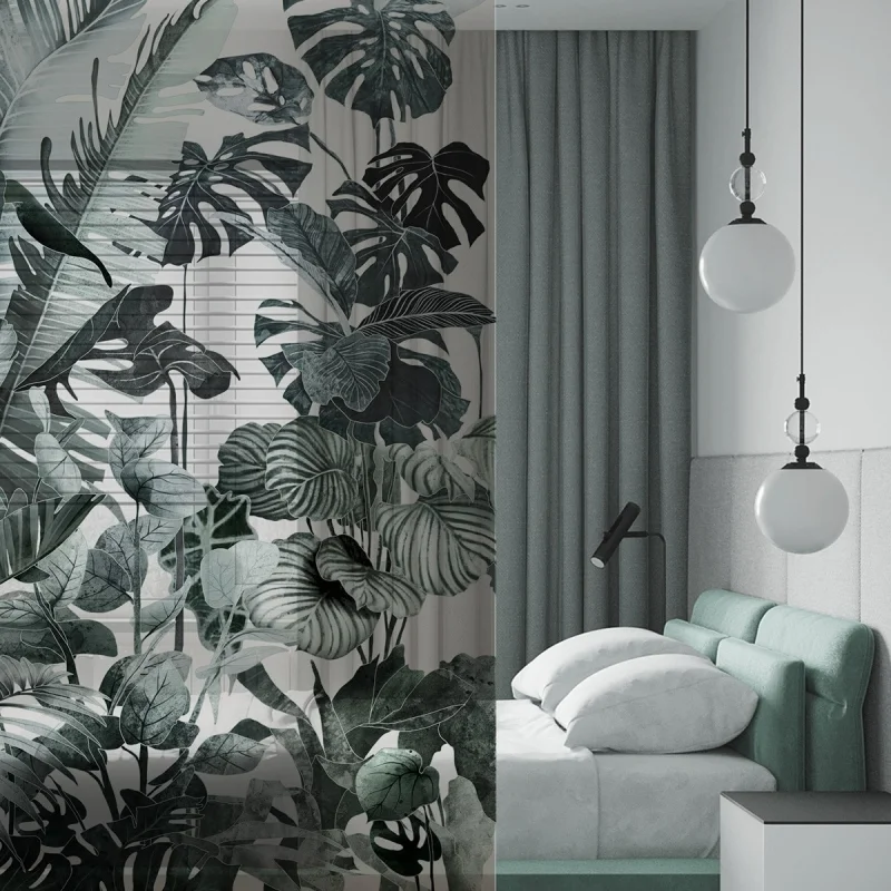 Tropicalia - Transparent Vinyl Mural