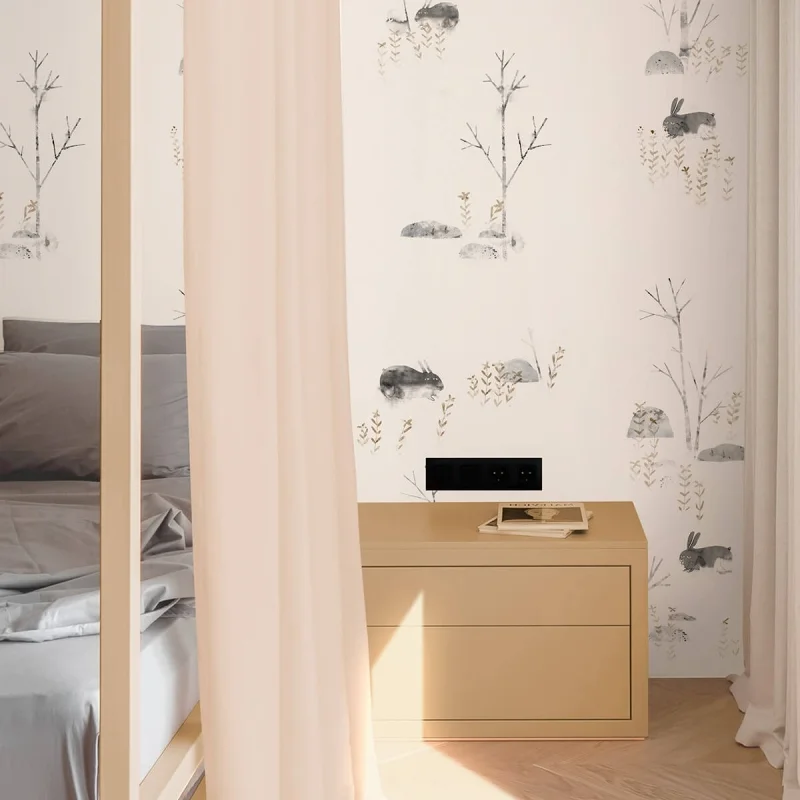 Meadow Couvet.. Self-Adhesive eco-friendly PVC-free Texture wallpaper for walls bedroom. Lokoloko