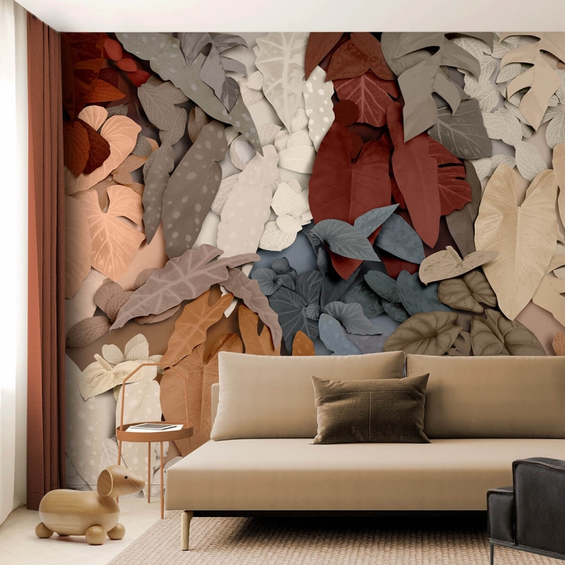 Linneo Self-Adhesive eco-friendly wallpaper mural for walls living room or dining room. Lokoloko