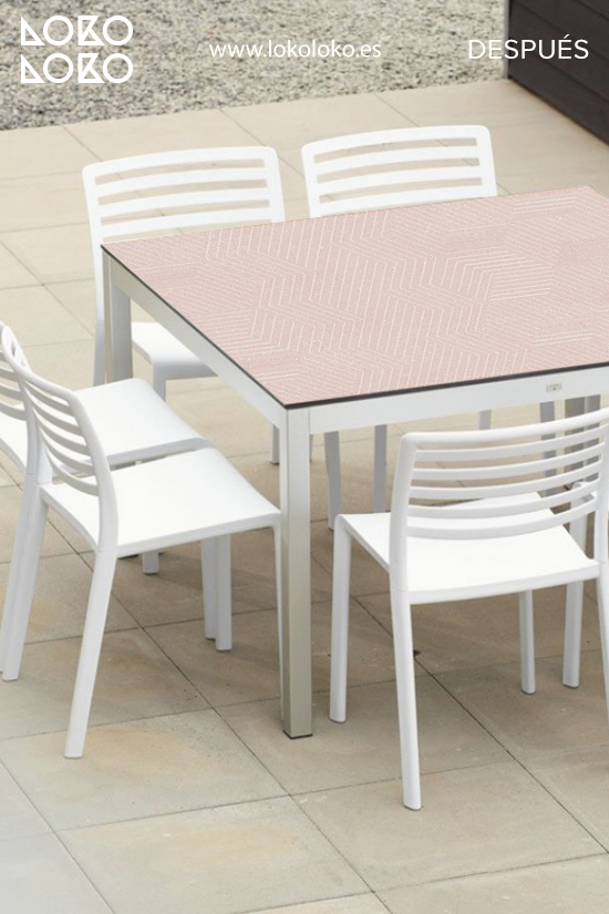 mesa-de-centro-de-terraza-forrada-con-vinilo-geometrico-rosa-lokoloko