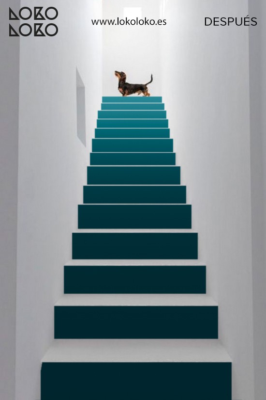 Forrar escaleras con vinilo: 25 Antes y después  Escaleras, Vinilos para  muebles, Decoración de unas