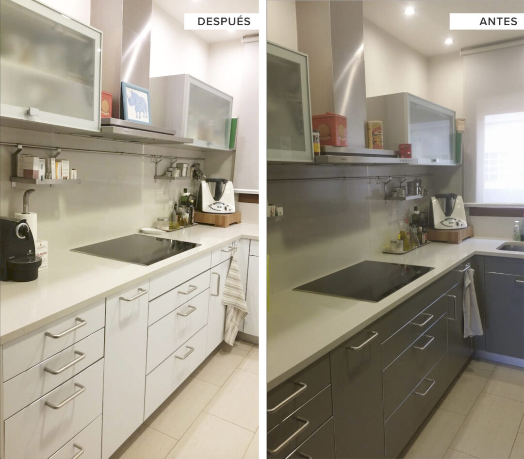 Antes y Después: Reformando cocinas sin obras con vinilo lavable